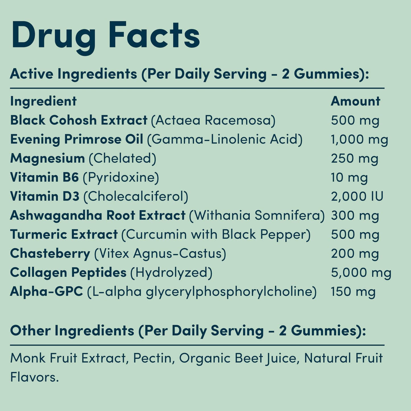 Terramed Just Think Comfort Perimenopause Gummies – Hormonal Balance & Mood Support (60 Vegan Gummies)