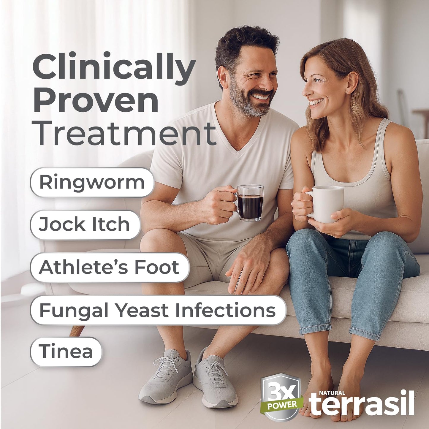 Terrasil Antifungal Cream + Soap Kit – Clinically-Proven 1% Clotrimazole