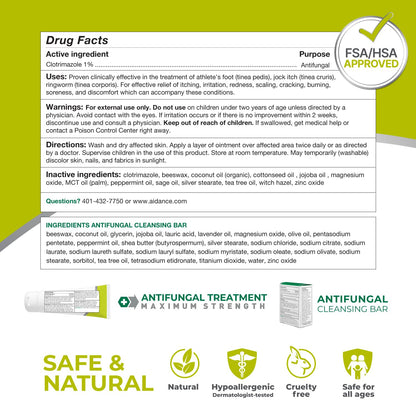 Terrasil Antifungal Cream + Soap Kit – Clinically-Proven 1% Clotrimazole