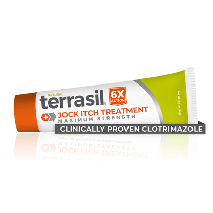 Terrasil Jock Itch Cream 1% Clotrimazole — Extra-Strength Fast Relief
