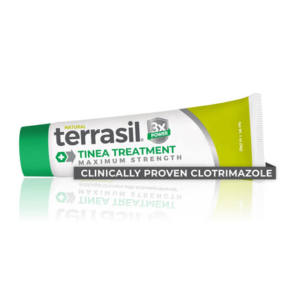 Terrasil Tinea Versicolor Cream Max Strength — 1% Clotrimazole, Antifungal (1 oz)