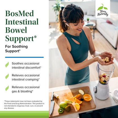 Terry Naturally BosMed Intestinal Bowel Support - Digestive & Gut Health - 60 Softgels