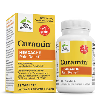 Terry Naturally Curamin Headache - DLPA, Boswellia & Curcumin