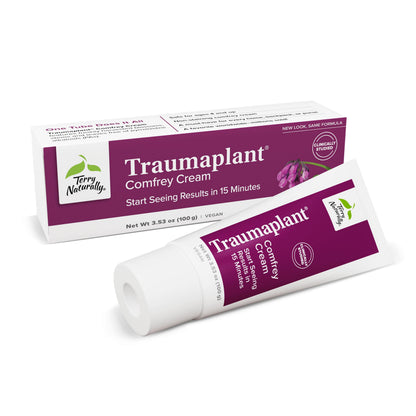 Terry Naturally Traumaplant Comfrey Cream - Non-Staining, PA-Free, Clinically Studied (3.53 oz)