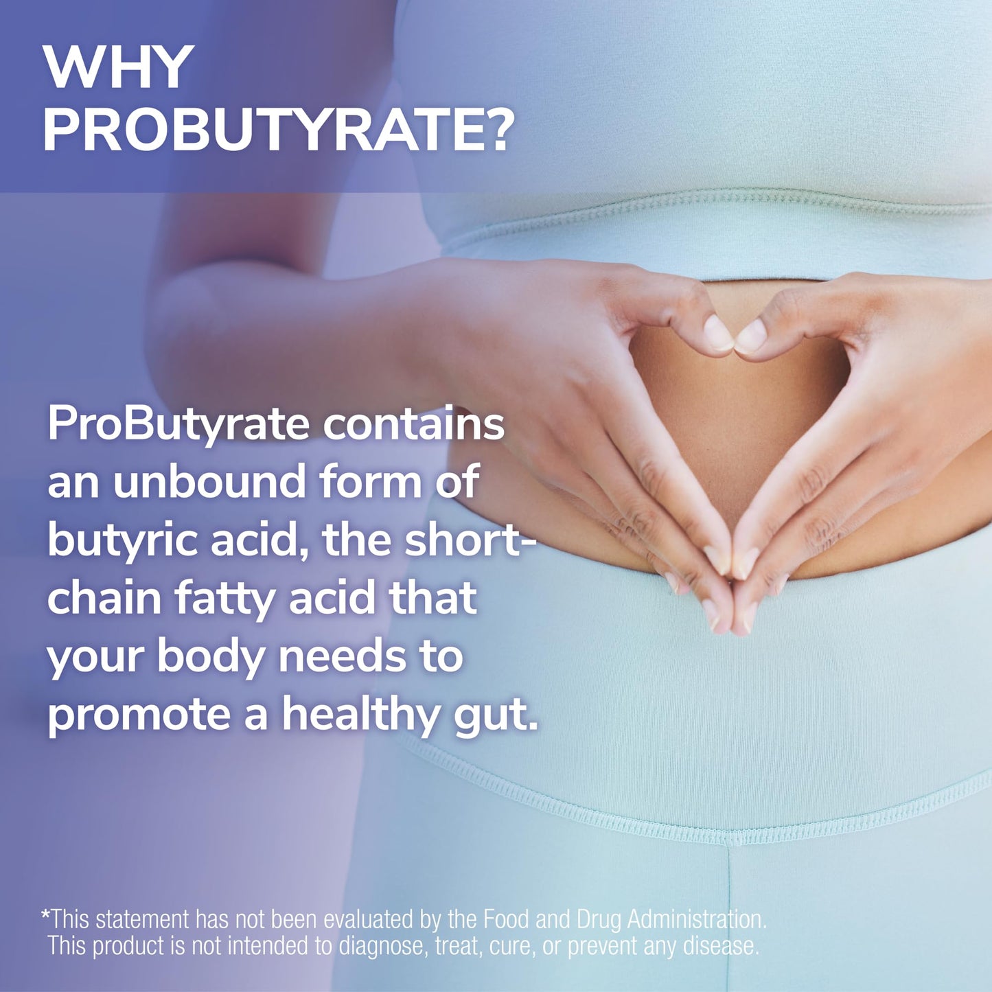 ProButyrate Gut Health Supplement by Tesseract Medical Research – 600mg, 120 Capsules