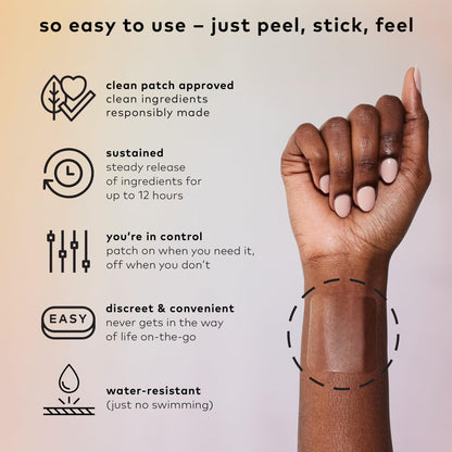 The Good Patch Be Calm Patch with Hemp – Unwind & Decompress