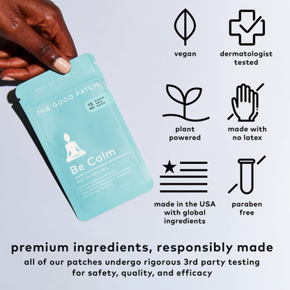 The Good Patch Be Calm Patch with Hemp – Unwind & Decompress