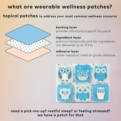 The Good Patch Nite Owl Patch – Natural Sleep Support for Kids (36 Patches)
