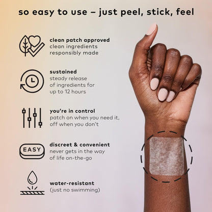 The Good Patch Slumber Sleep Patch – Melatonin-Free, Sustained Release, Plant-Powered Wellness (16 Patches)