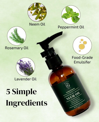 Neem Oil for Plants Refill – 30 Spray Bottles (480 fl oz) with Lavender, Peppermint & Rosemary | The Green Alcove