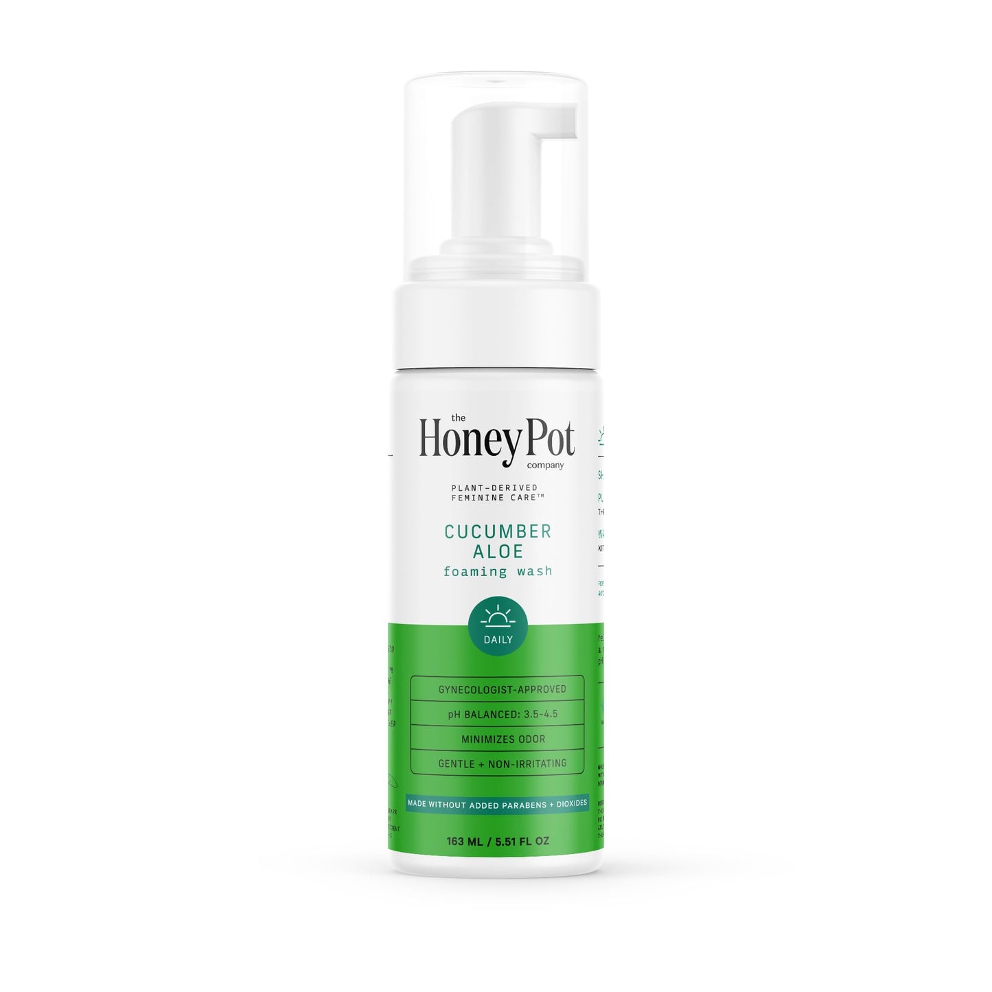 The Honey Pot Company Feminine Wash — Cucumber Aloe, pH Balanced, Plant-Based Hygiene (5.51 fl oz)