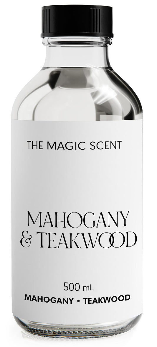 The Magic Scent Mahogany Teakwood Diffuser Oil – Luxury Hotel Inspired Home Fragrance 16.9 oz (500 mL)