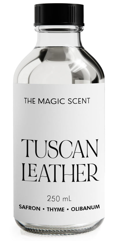 The Magic Scent Tuscan Leather Diffuser Oil – Luxury Hotel Scents 8.5 oz