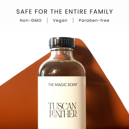 The Magic Scent Tuscan Leather Diffuser Oil – Luxury Hotel Scents 8.5 oz