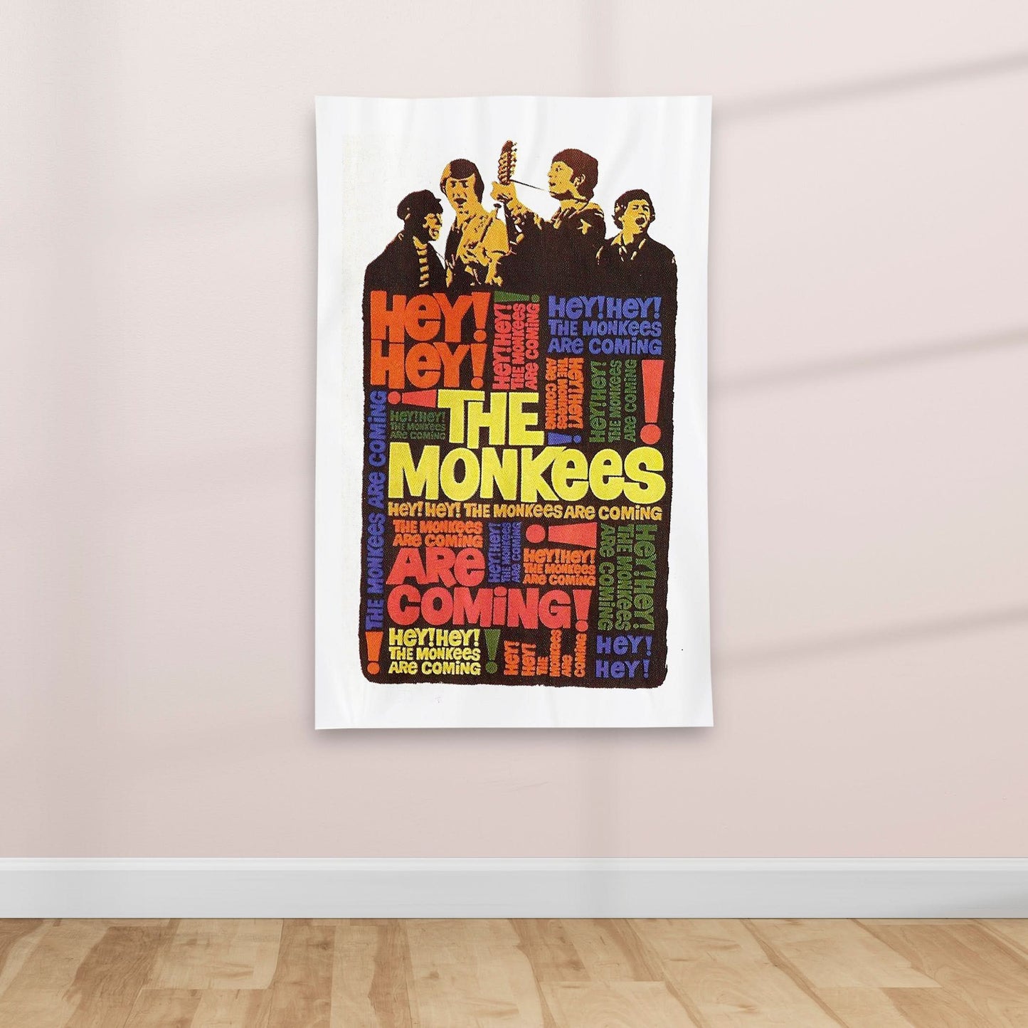 1960's Retro American Folk Music poster - Textile Poster