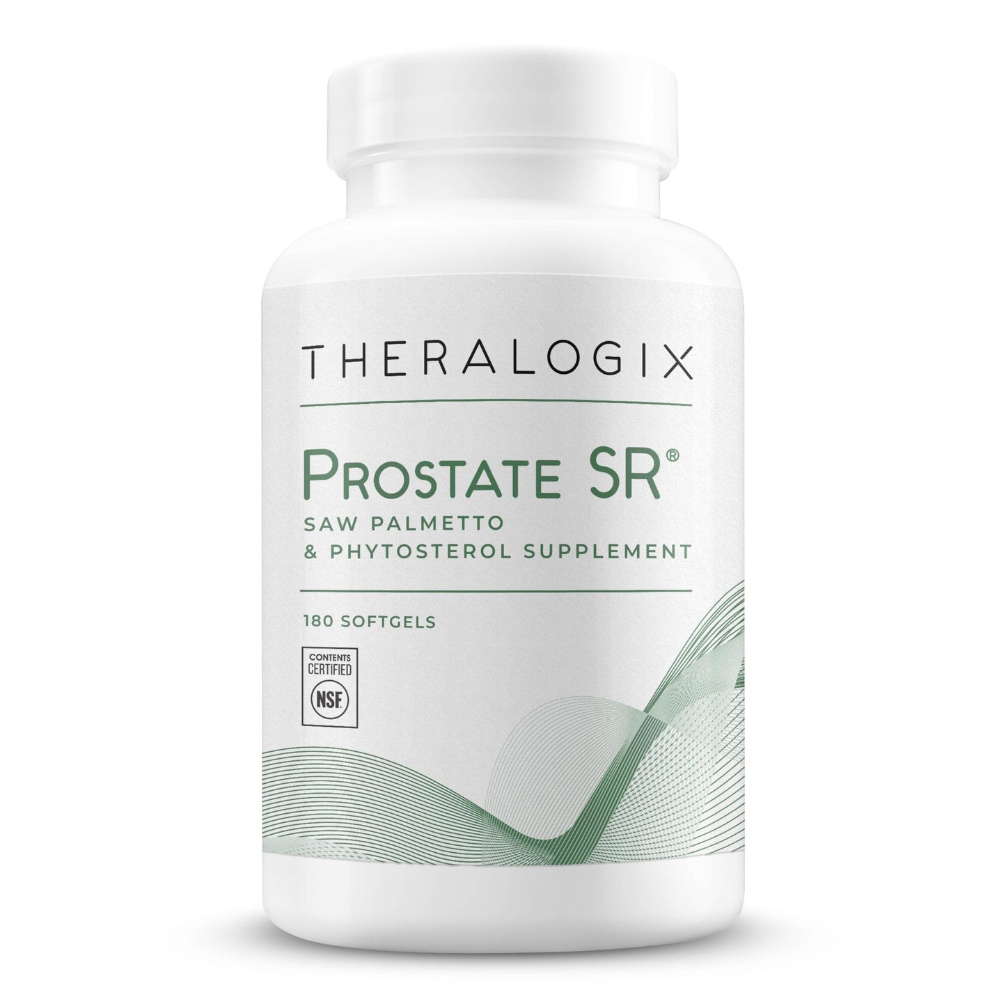Theralogix Prostate SR Saw Palmetto & Beta-Sitosterol – Urinary Health Support | 180 Softgels (90-Day Supply) | NSF Certified