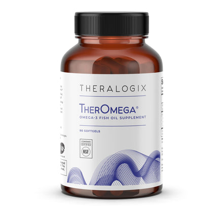 Theralogix TherOmega Omega-3 Fish Oil Supplement – 700 mg DHA & EPA from Wild Alaska Pollock | NSF Certified