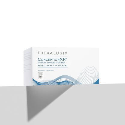 Theralogix ConceptionXR Motility Support Formula – Men’s Preconception Vitamins for Sperm Health, NSF Certified, 60 Tabs + 60 Caps