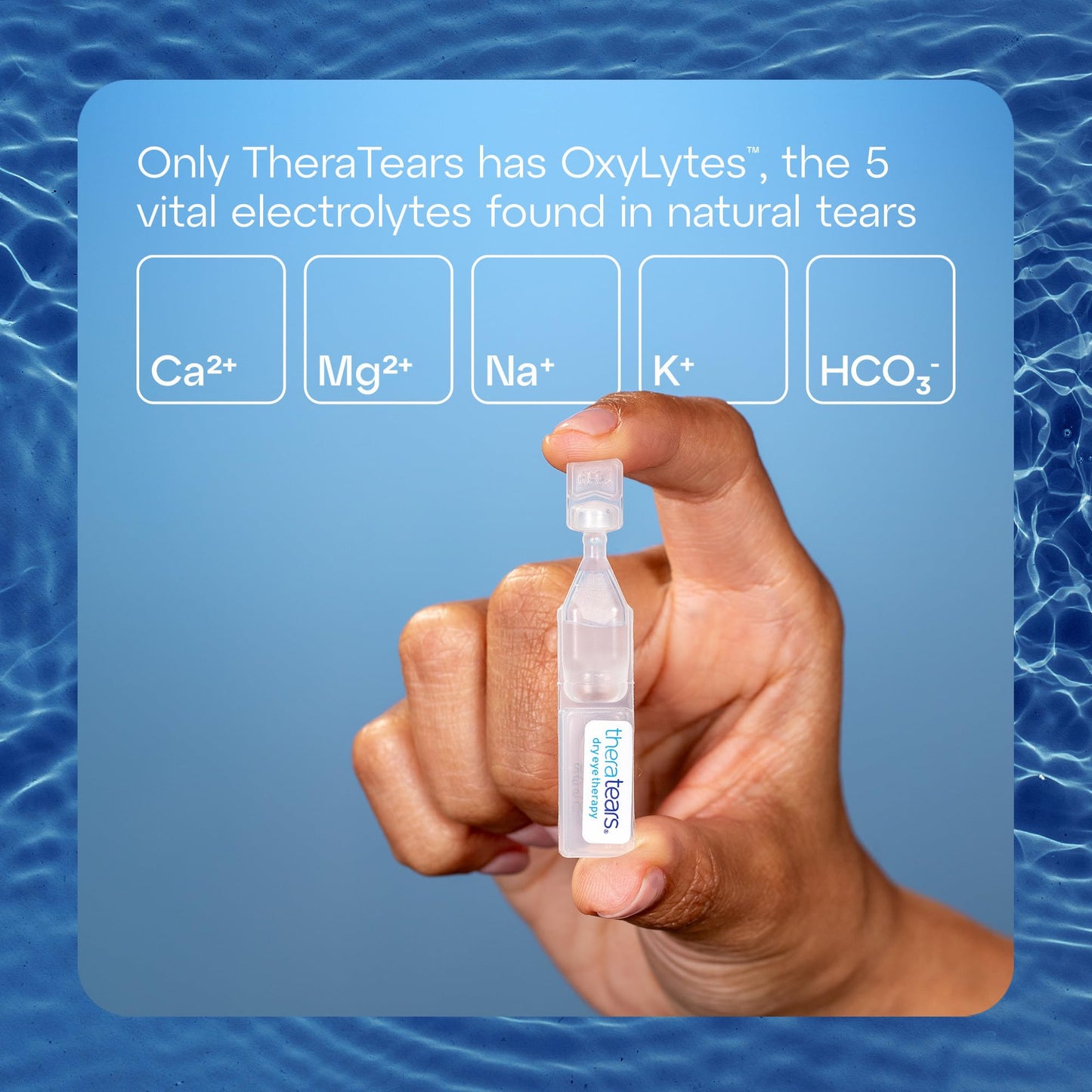 TheraTears Nighttime Liquid Gel Eye Drops for Dry Eyes – Single-Use Vials, 30 Count
