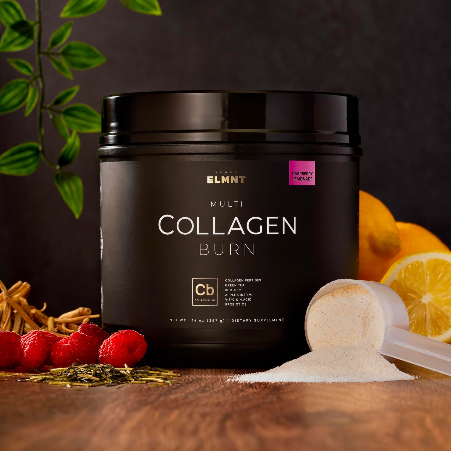 Super Collagen Burn Powder for Women – Pink Lemonade | Multi Collagen Peptides + Hyaluronic Acid