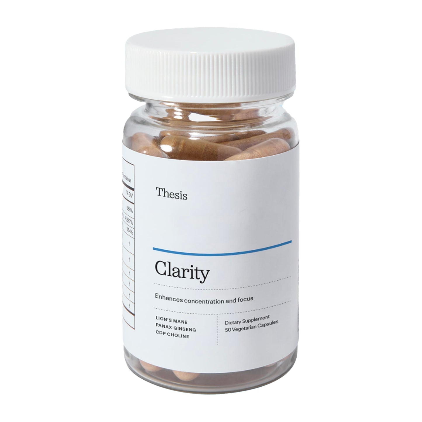 Thesis Clarity Nootropic Supplement – Daily Focus, Memory & Learning (25 Servings)