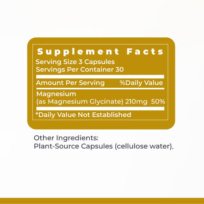 Premier Research Labs Magnesium Glycinate Supplement - High Absorption, Sleep Support, Vegan, 90 Capsules (Pack of 2)