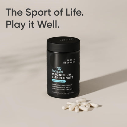 Sports Research Magtein Magnesium L-Threonate Capsules – Brain Health & Cognition