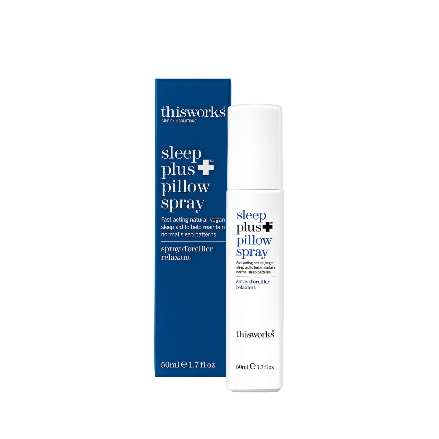 This Works Sleep Plus Pillow Spray 50 ml - Lavender, Camomile & Vetivert | Restful Sleep Aid