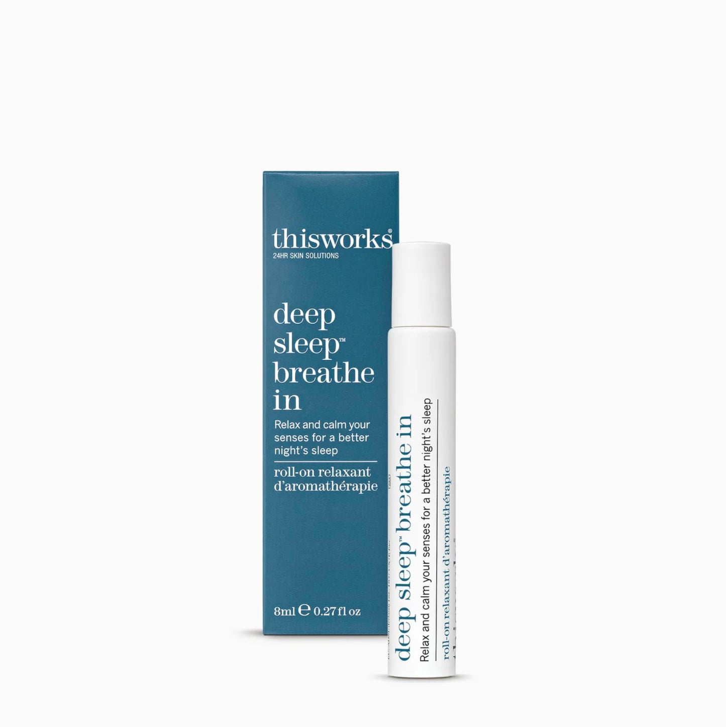 THISWORKS Deep Sleep Breathe In Roll-On – Natural Sleep Aid, 8 ml