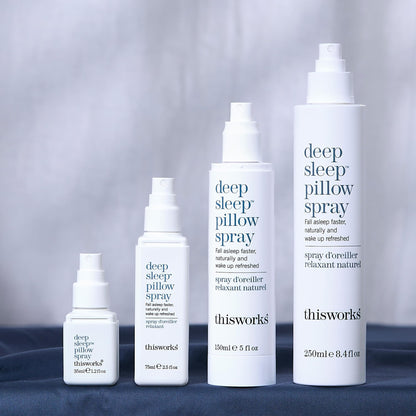 THISWORKS Deep Sleep Pillow Spray – Fast-Acting Natural Lavender for Relaxation & Restful Sleep (35 ml Travel Size)