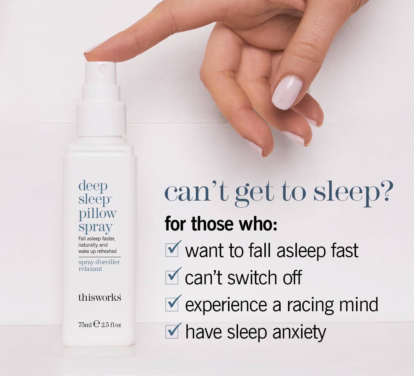 thisworks Deep Sleep Pillow Spray: Natural Sleep 75ml (2.5 fl oz)