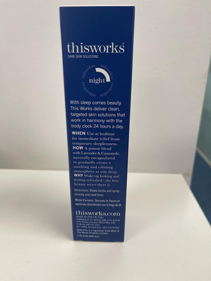 THISWORKS Sleep Plus Pillow Spray – Fast-Acting Rest with Lavender, Vetivert & Camomile, 100ml