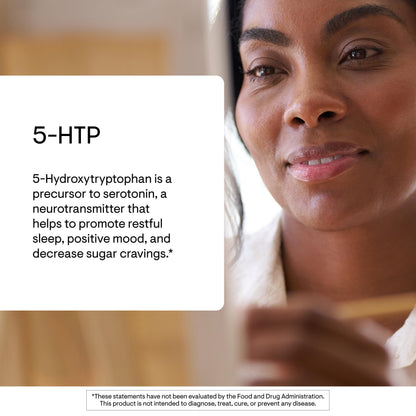 THORNE 5-HTP with Vitamin B6 — Sleep, Stress & Craving Support | Gluten, Dairy & Soy Free | 90 Capsules