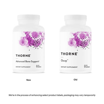 THORNE Advanced Bone Support‡ (Formerly Oscap) – Calcium & Vitamin D*, 120 Capsules