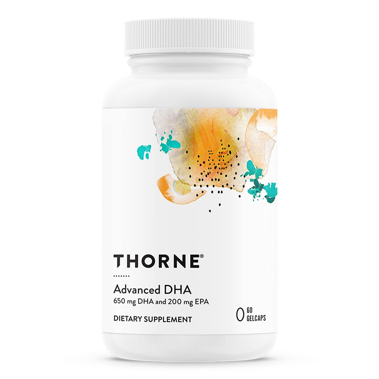 THORNE Advanced DHA 650 mg DHA + 200 mg EPA - 60 Gelcaps