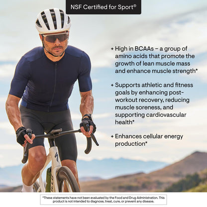 THORNE Amino Complex – Clinically Validated EAA & BCAA Powder for Pre/Post-Workout | NSF Certified for Sport | 30 Servings | Berry
