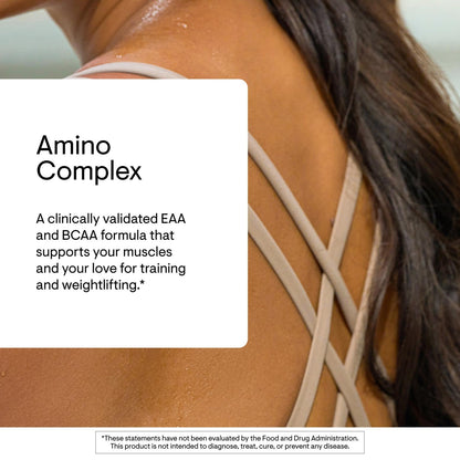 THORNE Amino Complex – Clinically Validated EAA & BCAA Powder for Pre/Post-Workout | NSF Certified for Sport | 30 Servings | Berry