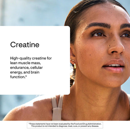 THORNE Creatine – Micronized Creatine Monohydrate Powder, Strawberry, 60 Servings | NSF Certified for Sport