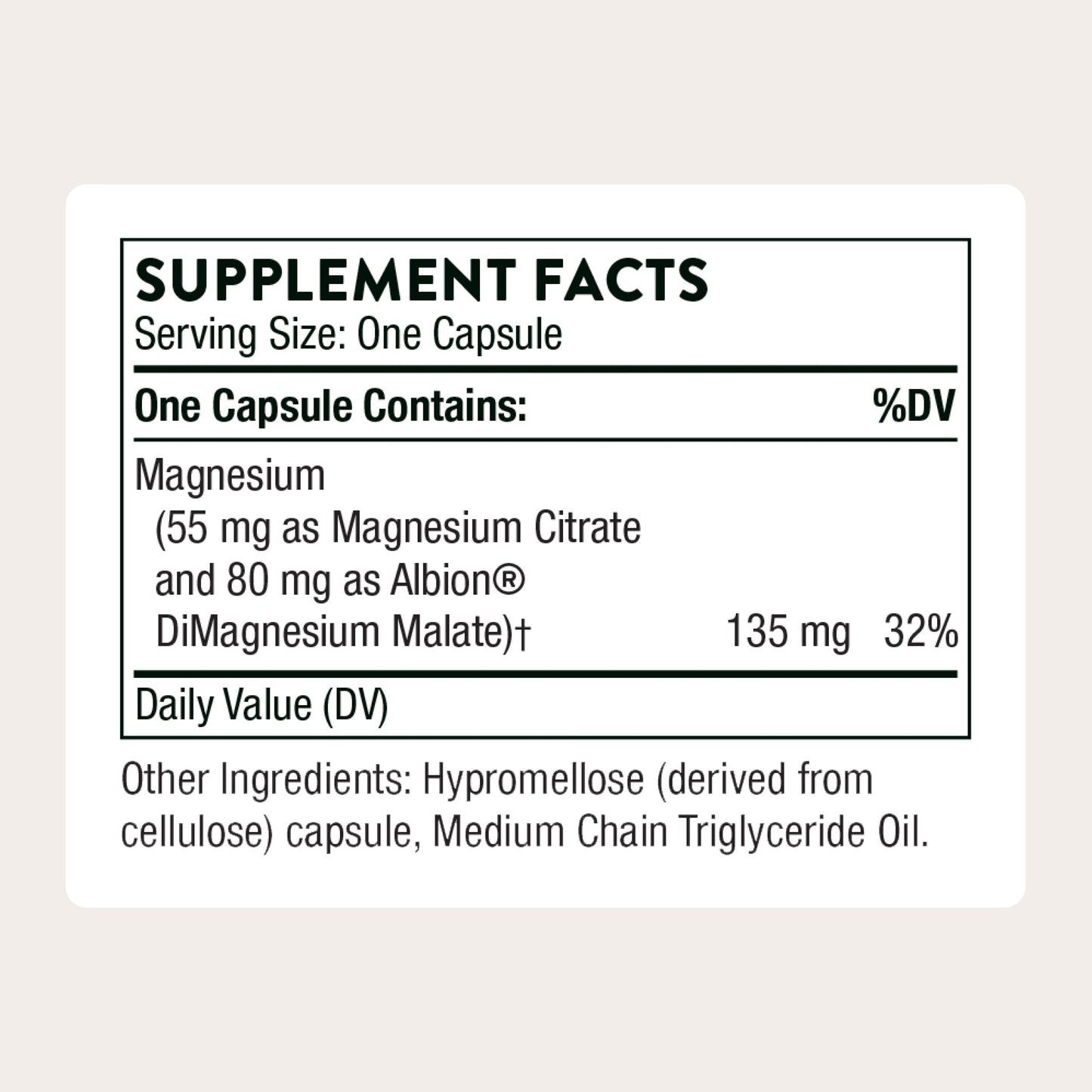 THORNE Magnesium CitraMate - Magnesium Citrate & Malate Supplement - 90 Servings