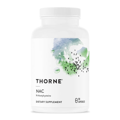 THORNE NAC N-Acetylcysteine 500mg - Supports Respiratory Health & Immune Function - 90 Servings