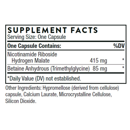 THORNE NiaCel 400 NAD Supplement – Cellular Energy & Healthy Aging (NSF Sport)