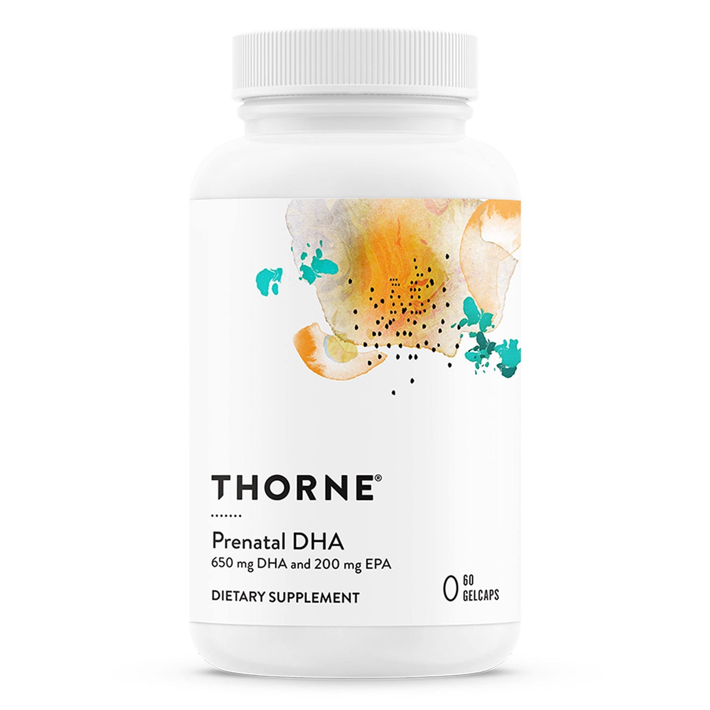 THORNE Prenatal DHA – 650 mg DHA + 200 mg EPA – Supports Baby’s Brain & Nervous System (Pregnancy to Nursing) – 30 Servings