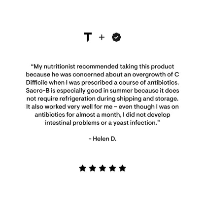 THORNE Sacro-B Probiotic – Gut Health, Immune Support & Gentle Constipation Relief