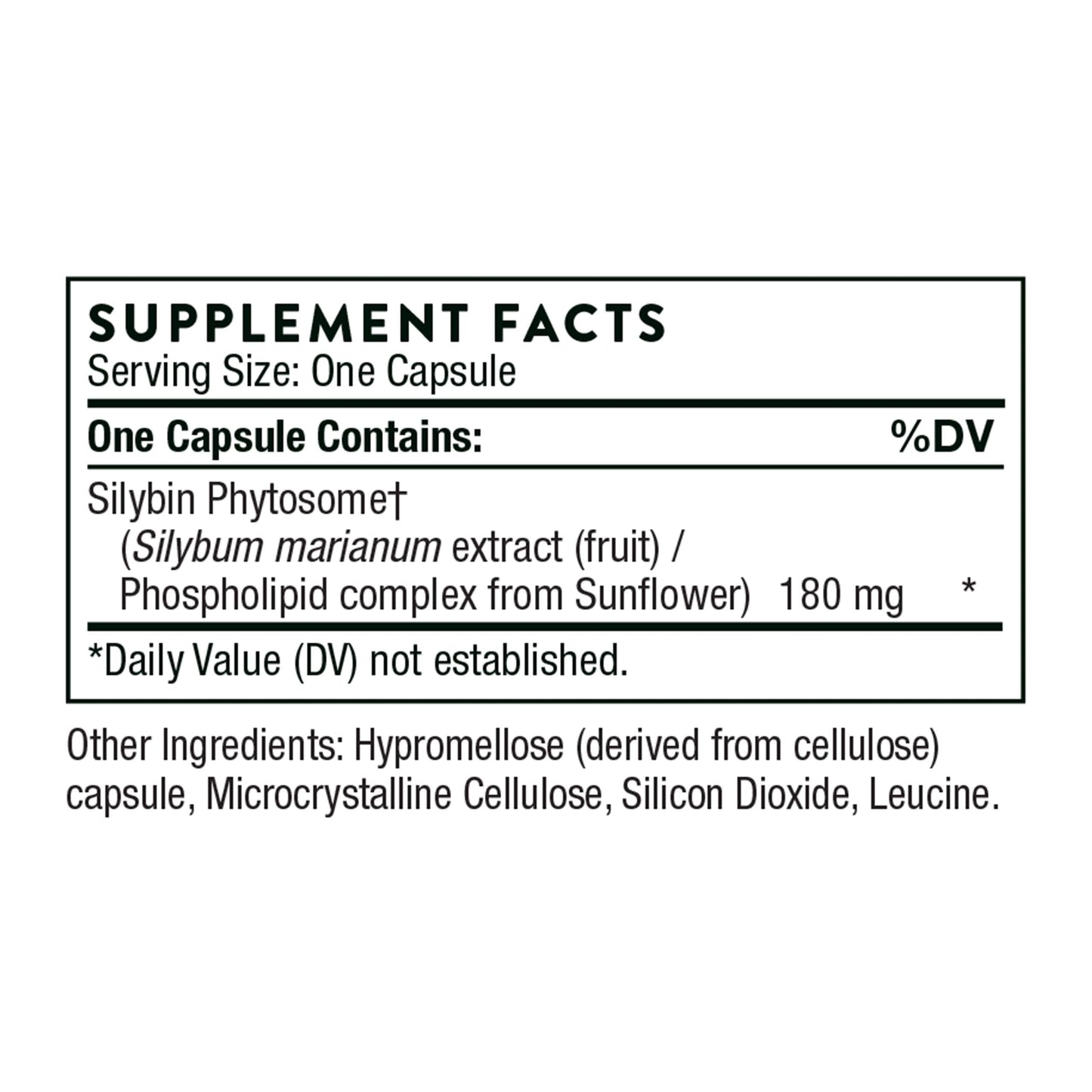 THORNE Milk Thistle Phytosome – Liver Support & Antioxidant Botanical Extract (90 Capsules)