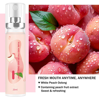 6PCS Fruit Mouth Spray – 3 Flavors Breath Freshener, Portable Long-Lasting Oral Care for Adults