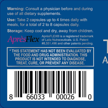 Thrivous Tenacity Arthroprotector – Joint & Bone Support (60 Vegan Capsules)