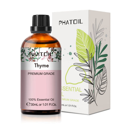 Thyme Essential Oil 30ml – PHATOIL Pure Aromatherapy for Diffusers & DIY Crafts