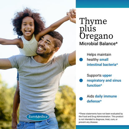 EuroMedica Thyme Plus Oregano - Immune & Digestive Support (30 Softgels)