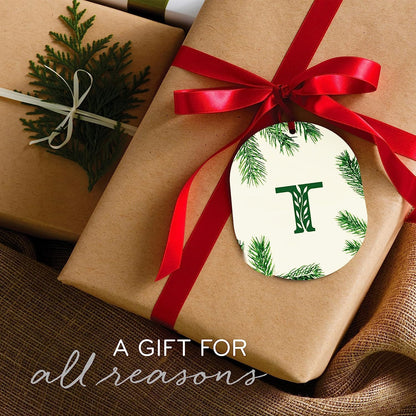 Thymes Travel Tin Holiday Candle - Frasier Fir (2.5 oz) - Gold | Winter Scent Gift