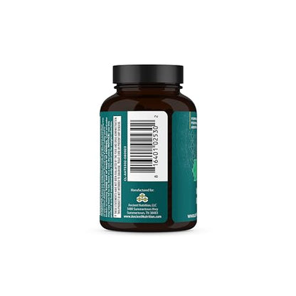 Ancient Nutrition Thyroid Support Capsules with Ashwagandha - Restful Sleep & Stress Support | Gluten Free, Paleo & Keto - 60 Count